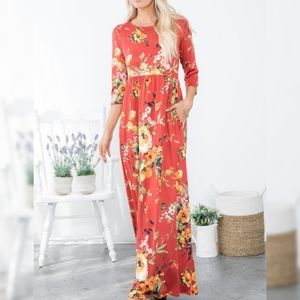 New Floral Maxi Dress